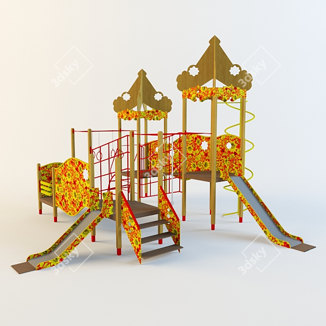 Detskaya Ploshadka 95: Fun Play Space 3D model image 1