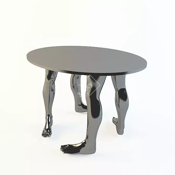 ErgoLuxe: Revolutionary Human Furniture 3D model image 1