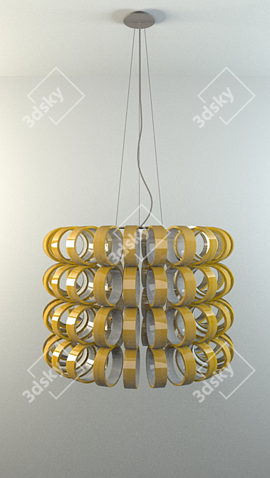 Elegant Vistosi Chandelier 3D model image 1