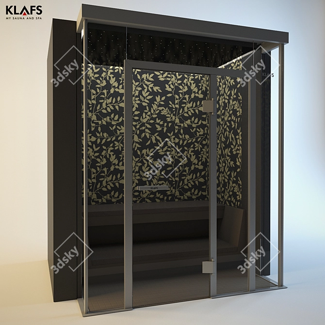 Luxury Klafs Steam Bath 3D model image 1