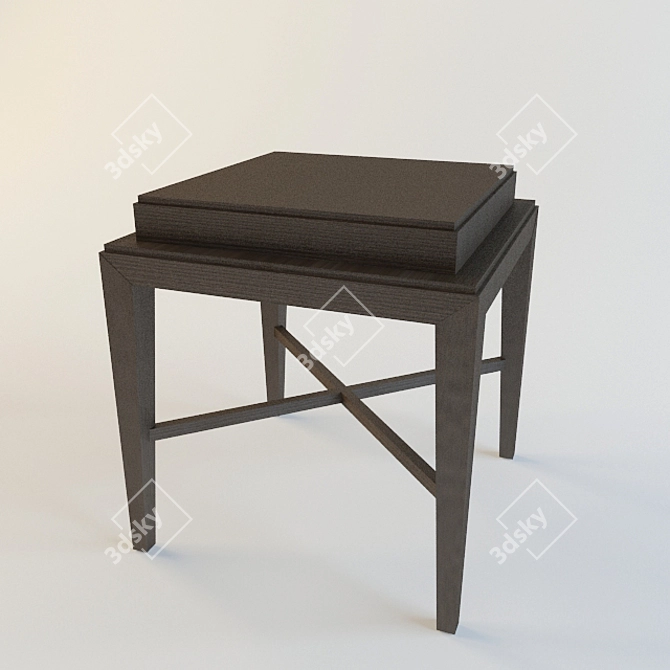 Elegant Selva Coffee Table 3D model image 1