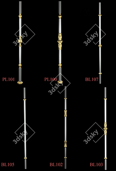 Harmony Rack: Elegant and Functional 3D model image 1