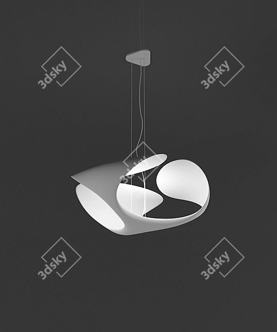 Modern Hanging Lamp 3D model image 1