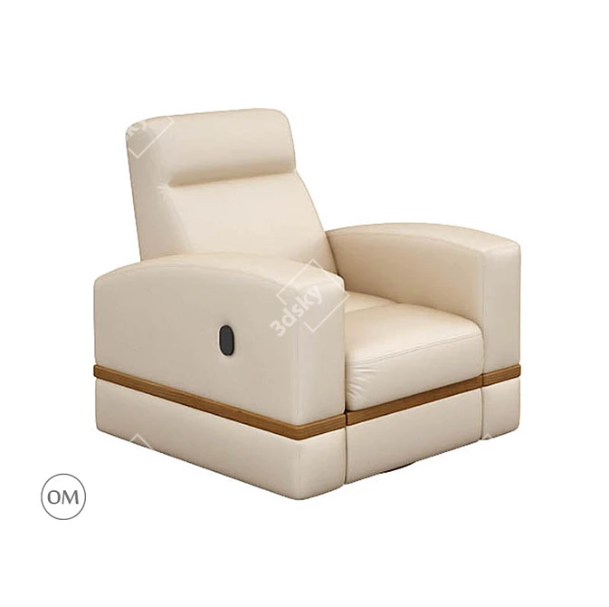 Gio Chair: Modern Comfort by Mobel & Zeit 3D model image 1