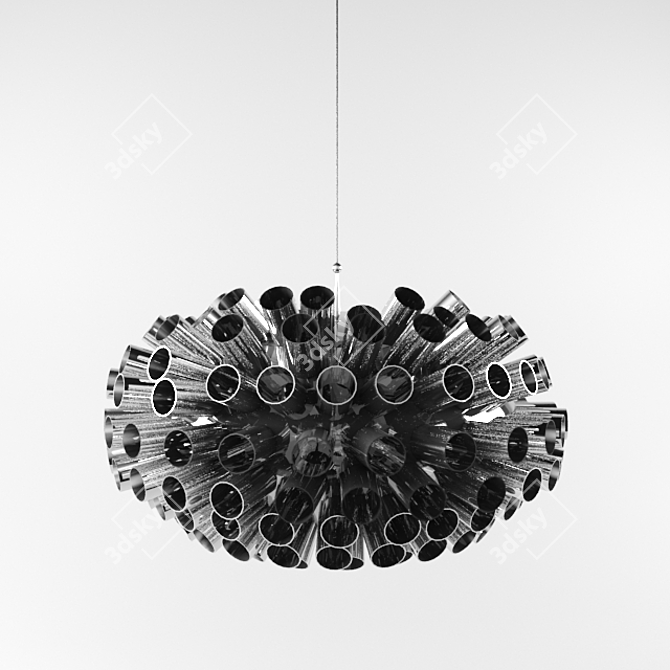 Eglo Rebel Aluminum Pendant Light 3D model image 1