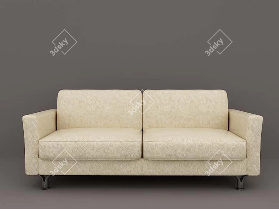 Italian Elegance: Armonia Sofa 3D model image 1