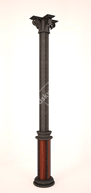 Modern Classic Column 3D model image 1