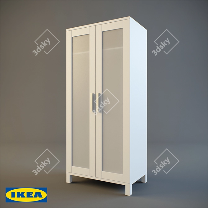 Stylish ANEBUDA Coat Rack 3D model image 1