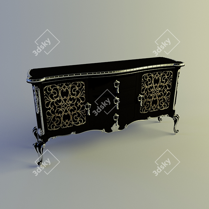 Title: Elegant Giorgio Casa Commode 3D model image 1