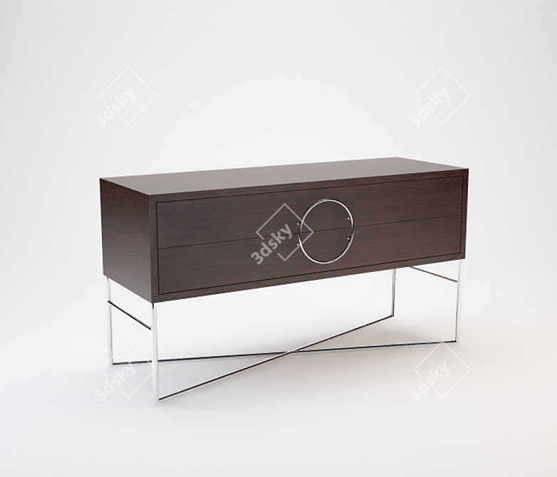 Stylish Porada Orbit Chair 3D model image 1