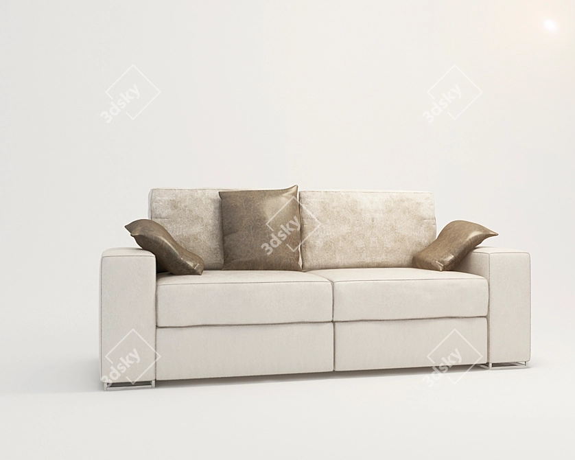 Modern Sofa - Contemporary Design, High-Quality Materials 3D model image 1