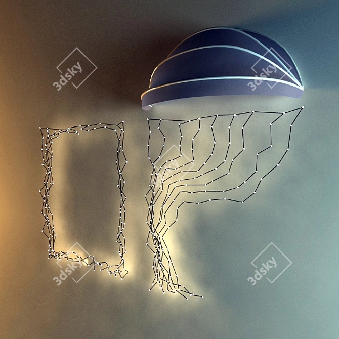 Iridescent Crystal Dome 3D model image 1