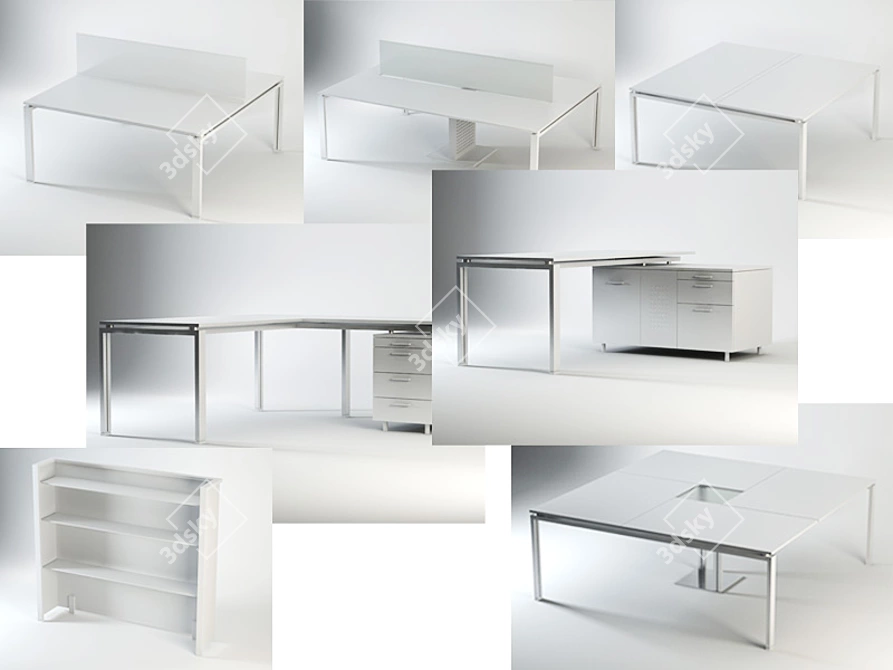 Archiutti Hadys: Stylish Office Furniture 3D model image 1