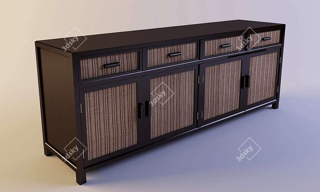 Modern Storage Solution 3D model image 1