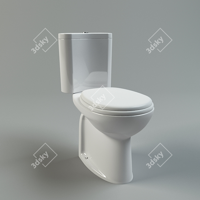 HATRIA ERIKA YOT501 - Sleek and Stylish Bathroom Fixture 3D model image 1