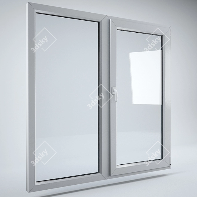 Premium PVC Windows 3D model image 1