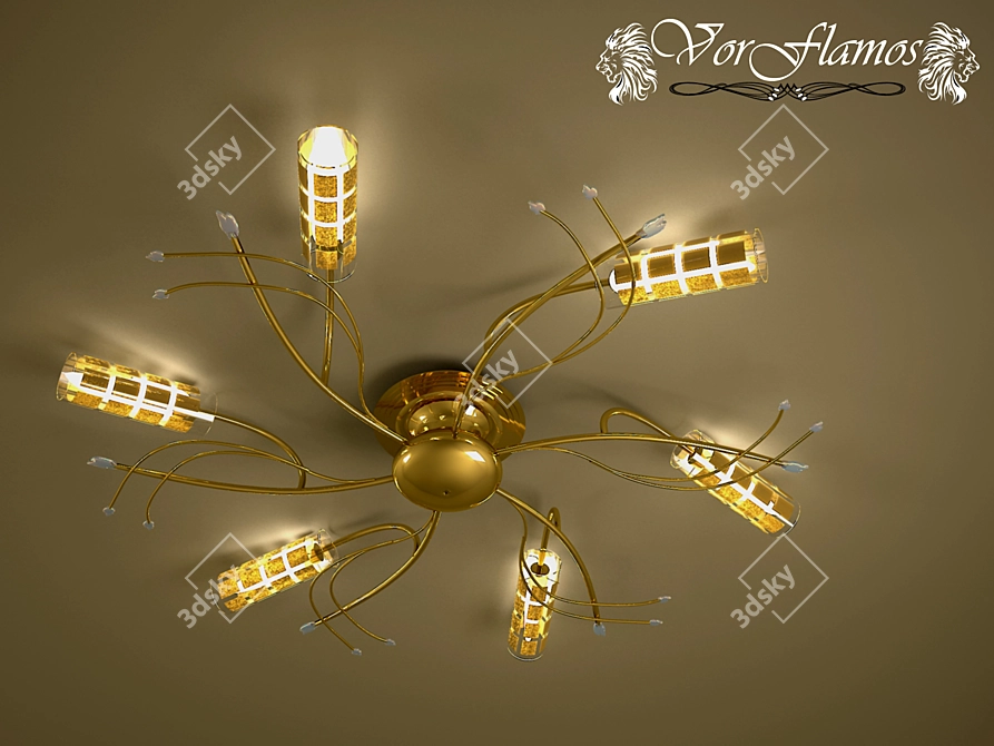 Modern Pendant Ceiling Light 3D model image 1
