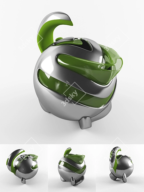 Electric Kettle: Fast & Efficient 3D model image 1