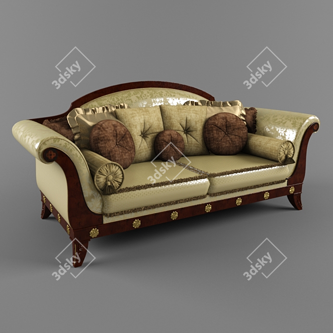 Sleek Textured Ezio Belloti 3D model image 1