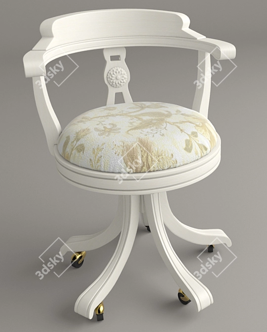Kids' Throne 3D model image 1