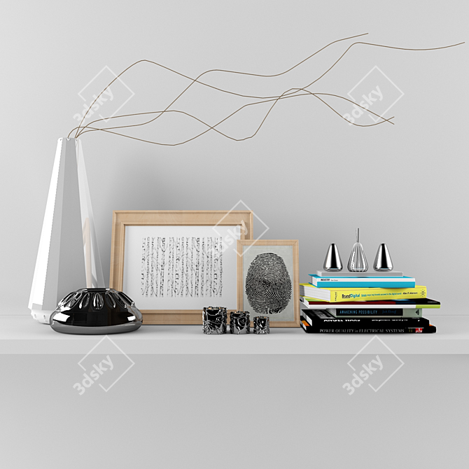 Title: Elegant Décor Collection 3D model image 1