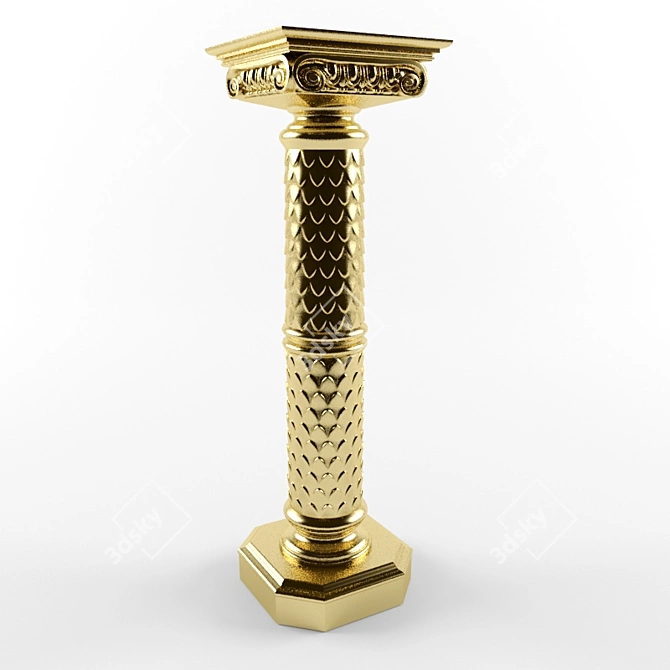 Luxurious Floral Stand: Asnaghi Interiors Elegance 3D model image 1