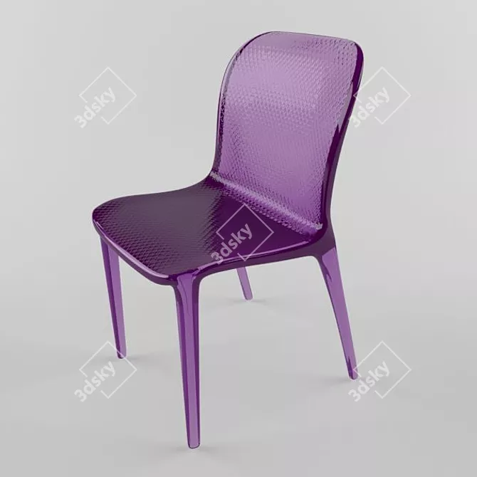 Elegant Kartell Thalya Chair 3D model image 1