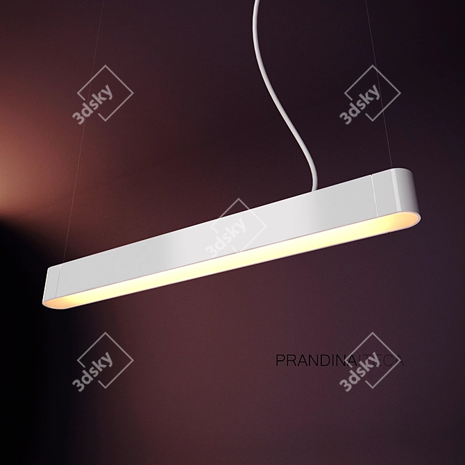 Prandina TECA(S1) Pendant Light 3D model image 1