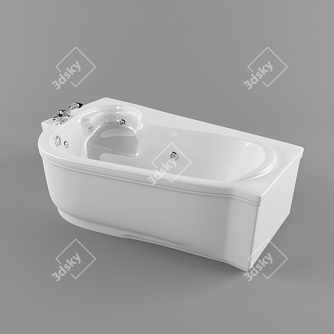Luxury Bath: Teuco/Lenci Talocci 241 3D model image 1