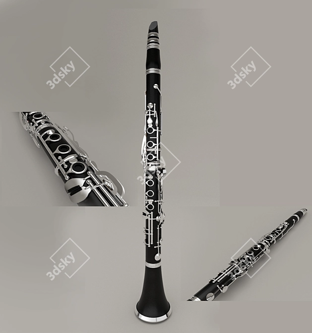 Melodic Harmony: Finest Clarinet 3D model image 1