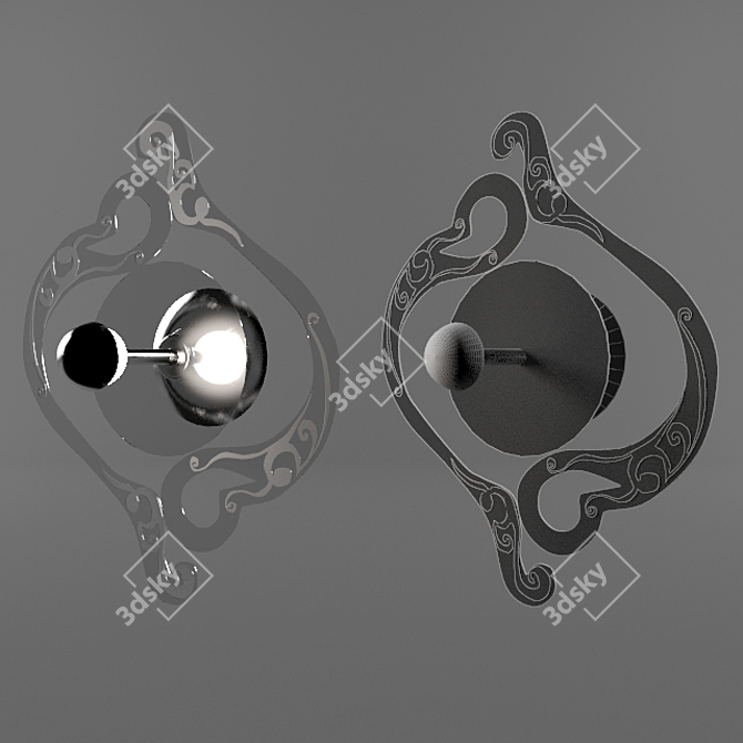 Gruppe Lampe 1L Ceiling Light 3D model image 1