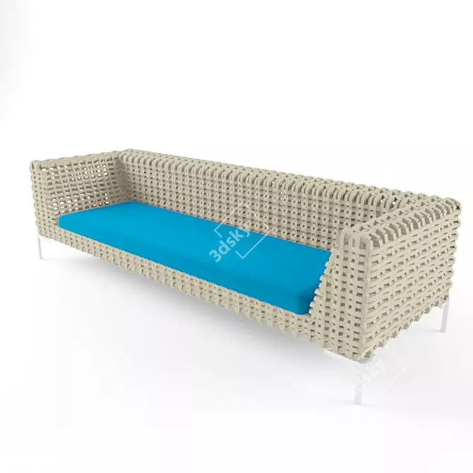 B&B Italia CHARLES OUTDOOR: Sleek Outdoor Elegance 3D model image 1