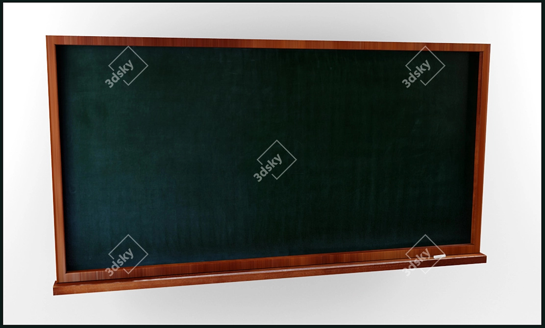 Versatile Chalkboard - Perfect for Education and Creativity 3D model image 1