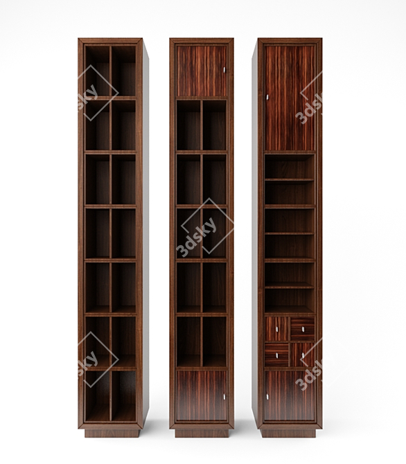 Modular Venge Shelf 3D model image 1