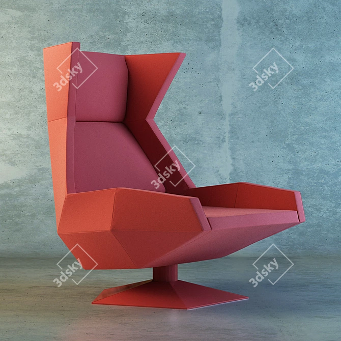 ORU Armchair: Modern Elegance in Design 3D model image 1