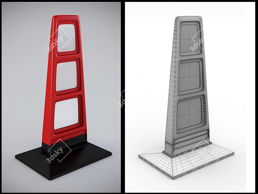 Tiny Road Guard 3D model image 1