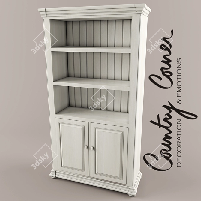 Escale Provence Library: Country Corner 3D model image 1