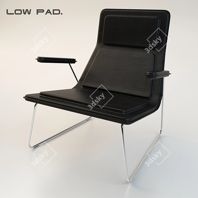 Cappellini Low Pad: Innovative Comfort 3D model image 1