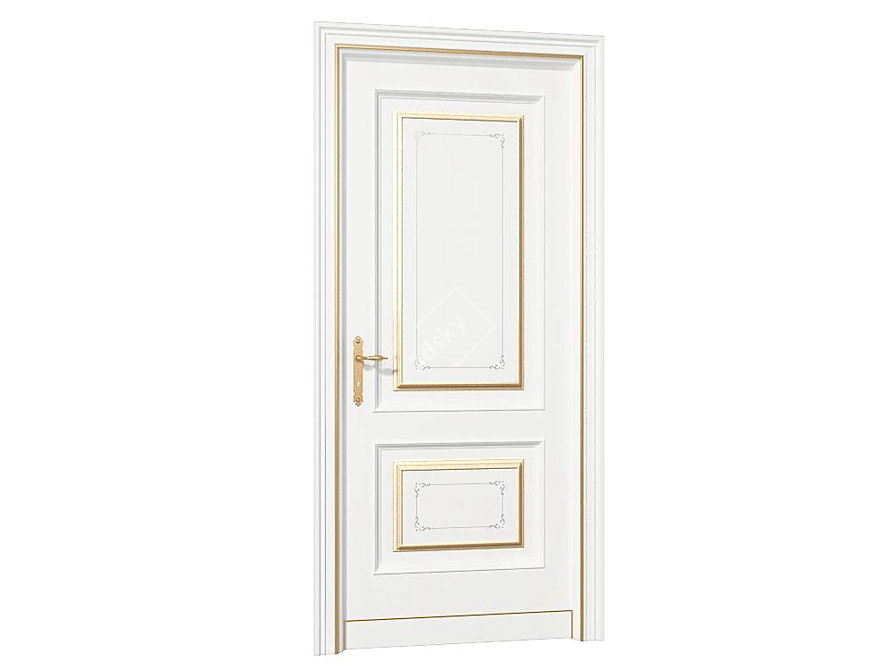 AGOPROFIL Piena 185: Italian Interior Door 3D model image 1