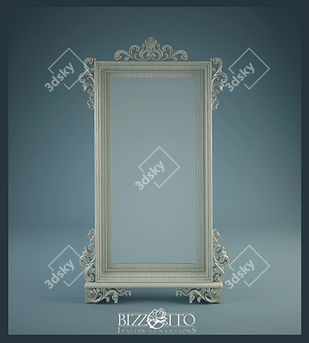Elegant Bizzotto Mirror 112x210h 3D model image 1