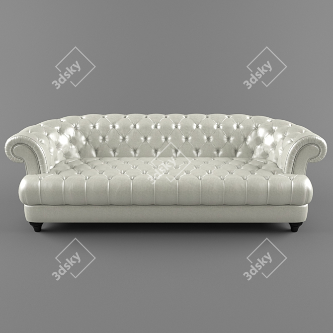Elegant Lisette Sofa by Cappellini 3D model image 1