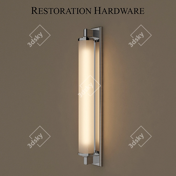 Vintage-inspired CHANDLER SCONCE 3D model image 1