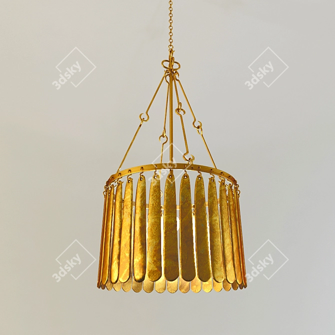 Gisele Ironware Chandelier 3D model image 1