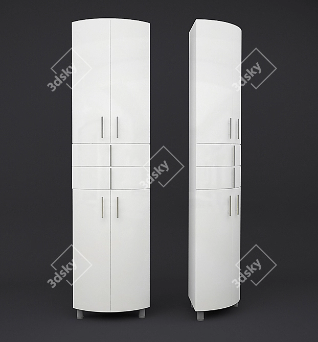 Akvarodos Foam Corner 40: Perfect Solution for Corners 3D model image 1