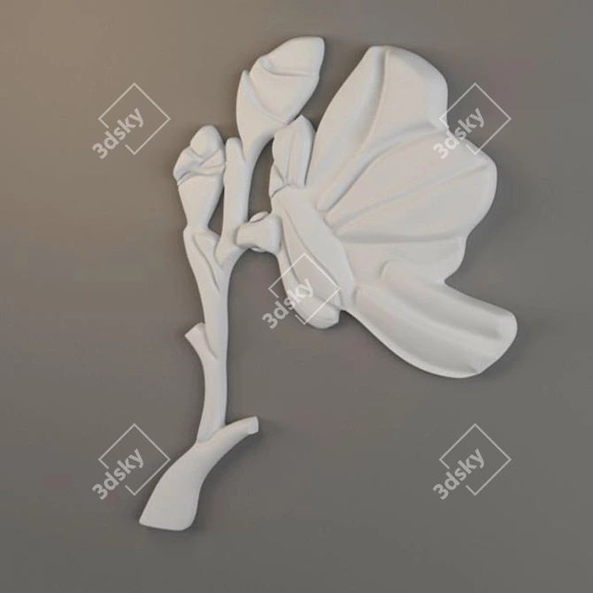 Title: Gypsum Blossom 3D model image 1