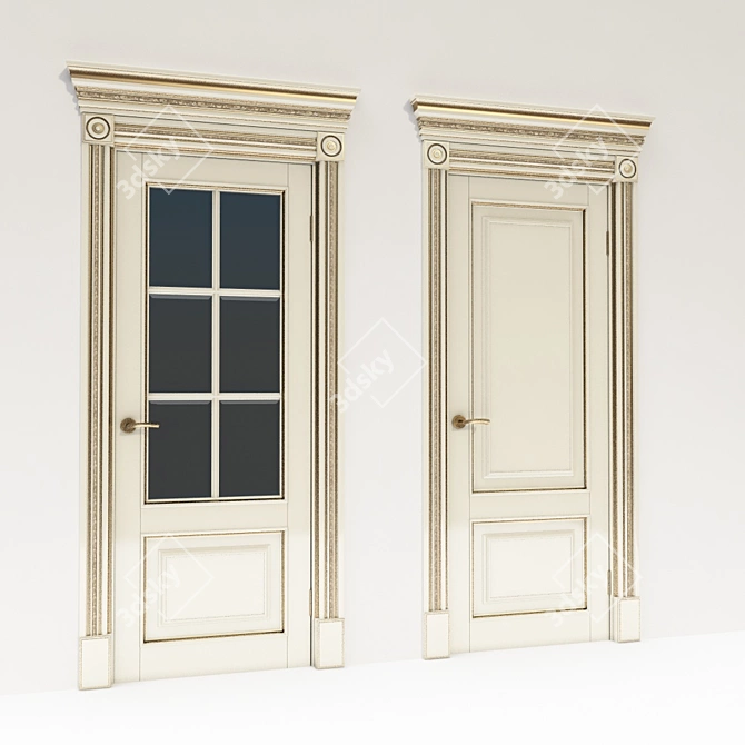 Regal Entry Doors - TITUL ROYAL 3D model image 1