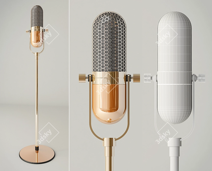 27UNIT Designer Microphone 3D model image 1