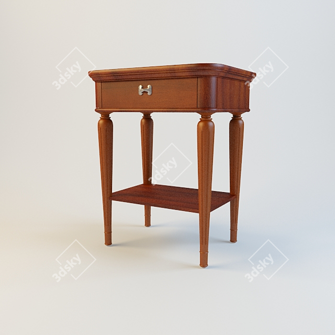 Elegant Como Collection Cabinet 3D model image 1