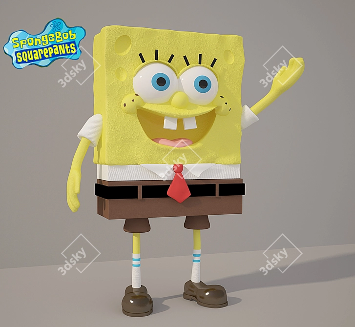 Sponge Bob Squarepants Merchandise 3D model image 1