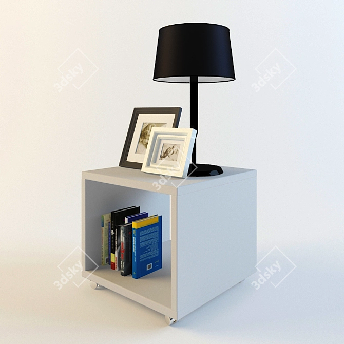 IKEA LAKK - Stylish Small Coffee Table 3D model image 1